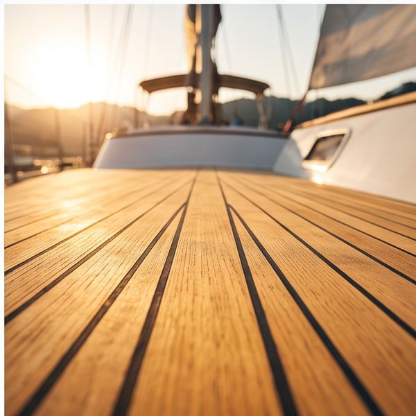 Teak deck detail